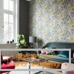 Wallpapers for colorful furniture