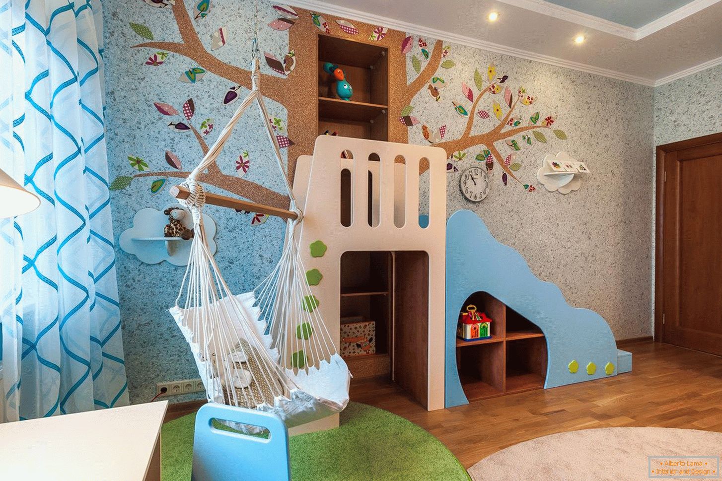 Wall design in the children's room
