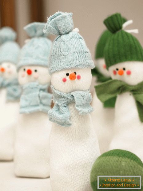 Lovely crocheted snowman