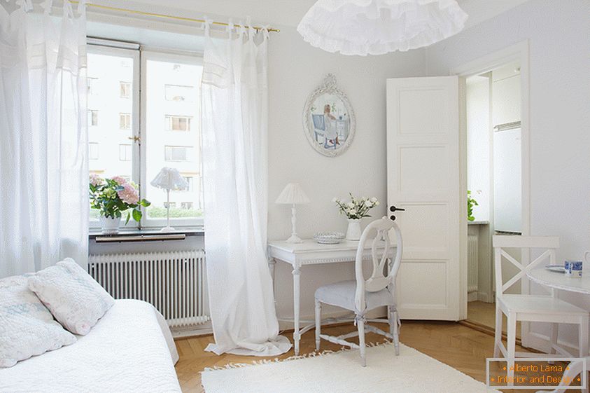 Housing design in Scandinavian chic style in Sweden
