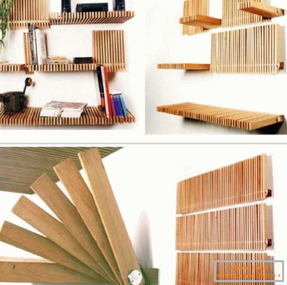 Original folding shelves