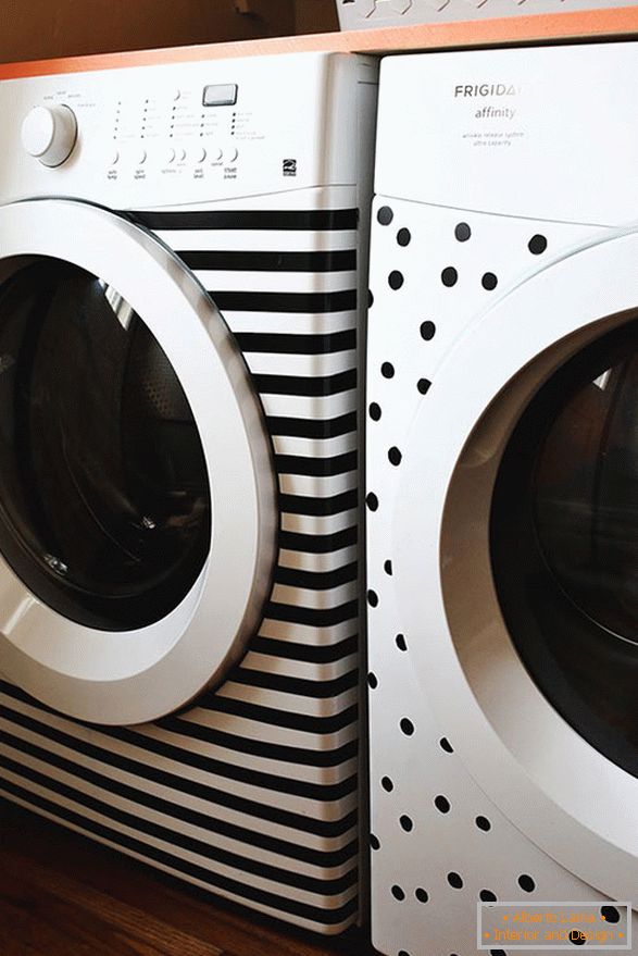 Decor of washing machines