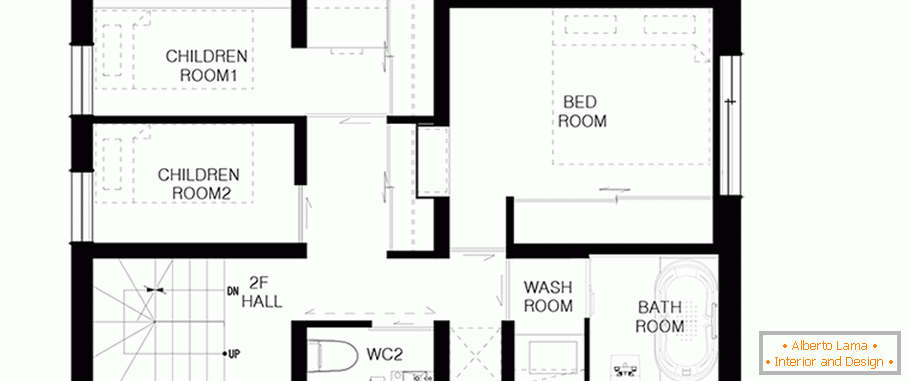 The layout of a small studio house - фото 2