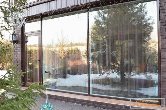 Panoramic windows. their advantages, disadvantages and photos