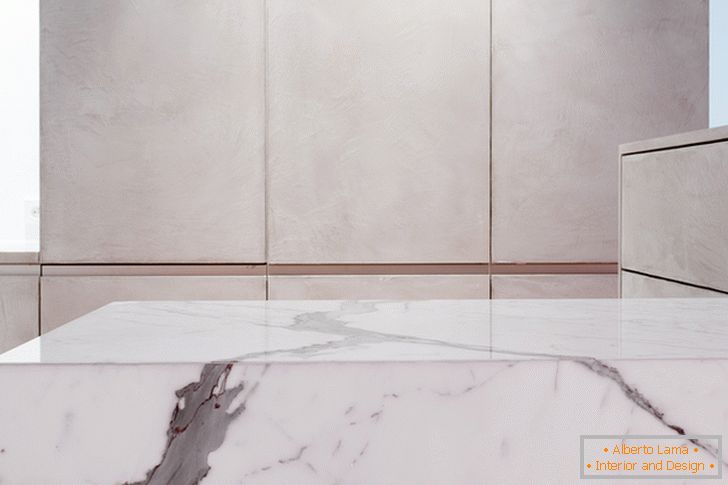 Marble countertop surface