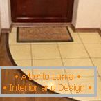 Laminate and tile on the floor