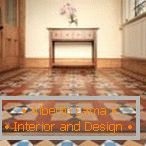 Floor design in oriental style