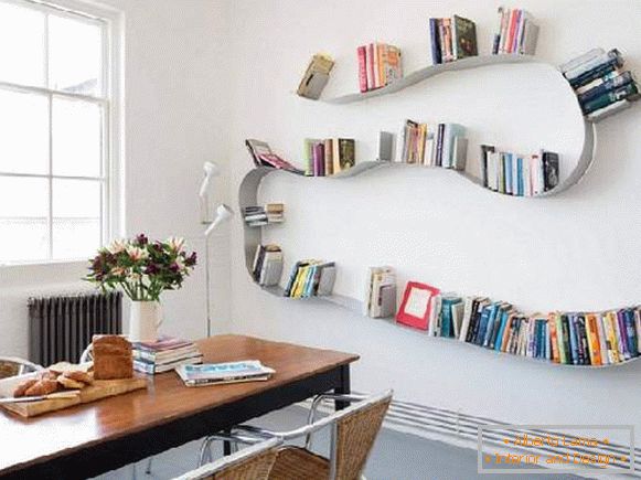 pendant shelves for books, photo 14