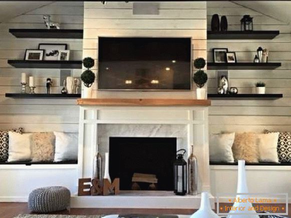 Hanging shelves in the garage with their own hands, photo 16