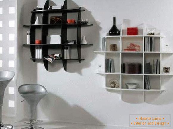 Contemporary hanging shelves, photo 6