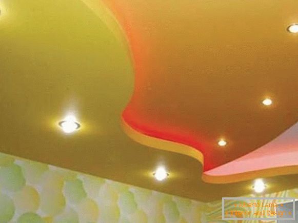 false ceiling in the bedroom photo, photo 34
