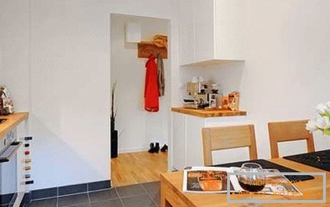 Interior of a small kitchen