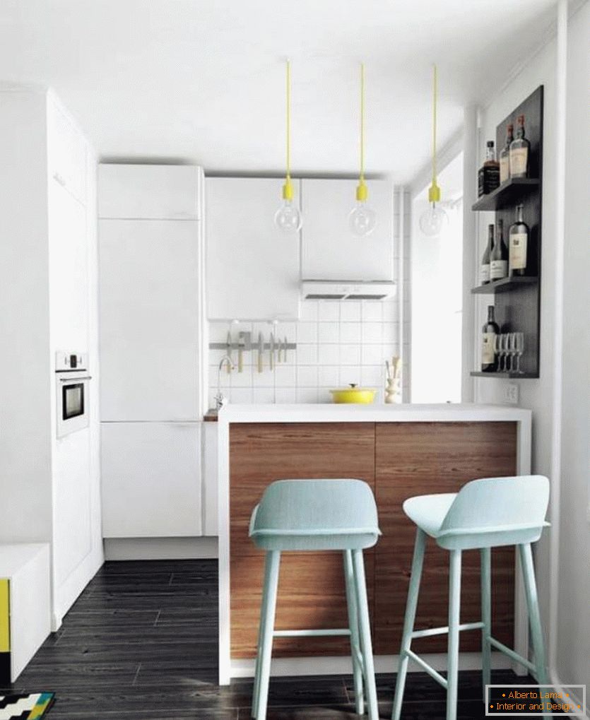 Kitchen design in a small apartment