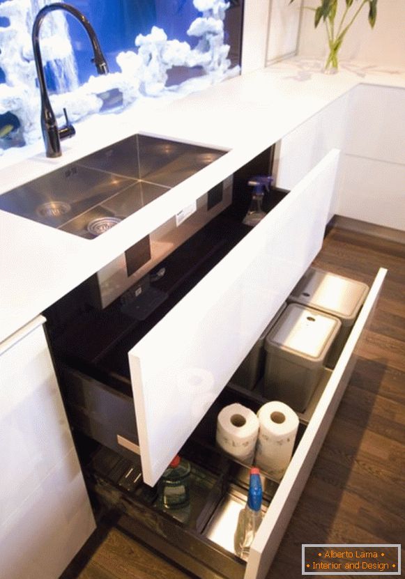 Drawers under the sink