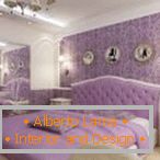 Purple bedroom decor