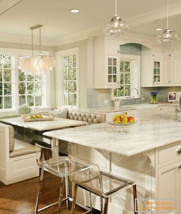 What kind of lighting in the kitchen is better - we look at all the options and photos