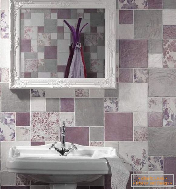tile design in the bathroom online, photo 21