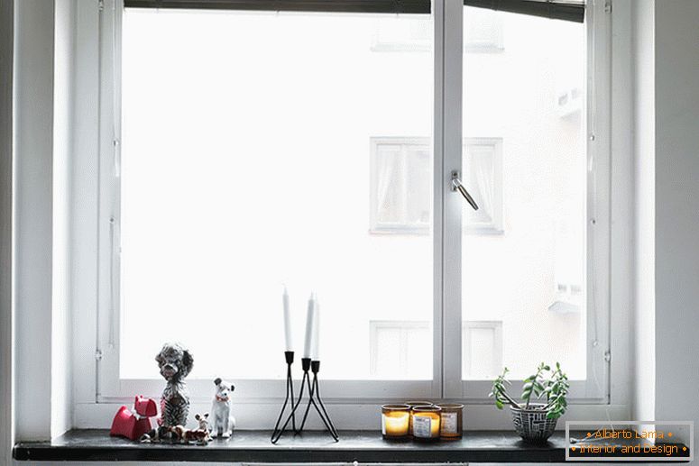 Bedroom of a small two-room apartment