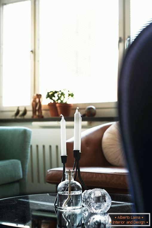 Living room of a small two-room apartment