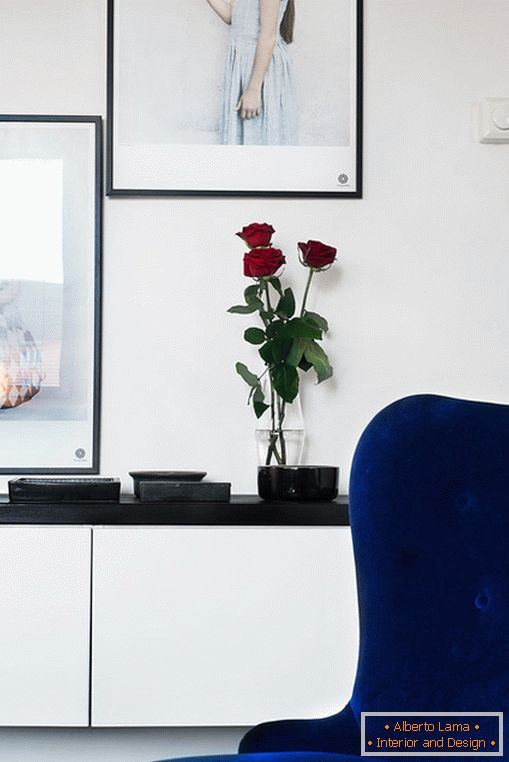 Living room of a small two-room apartment