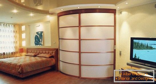 радиусные sliding doors for wardrobe, photo 26