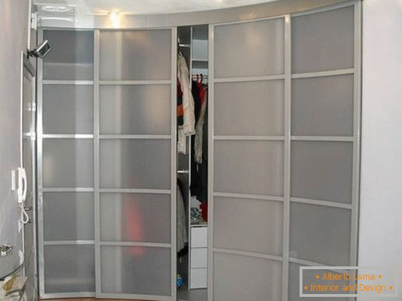 радиусные sliding doors for wardrobe, photo 27