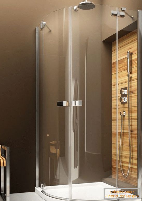 Doors for shower, sliding, semicircular