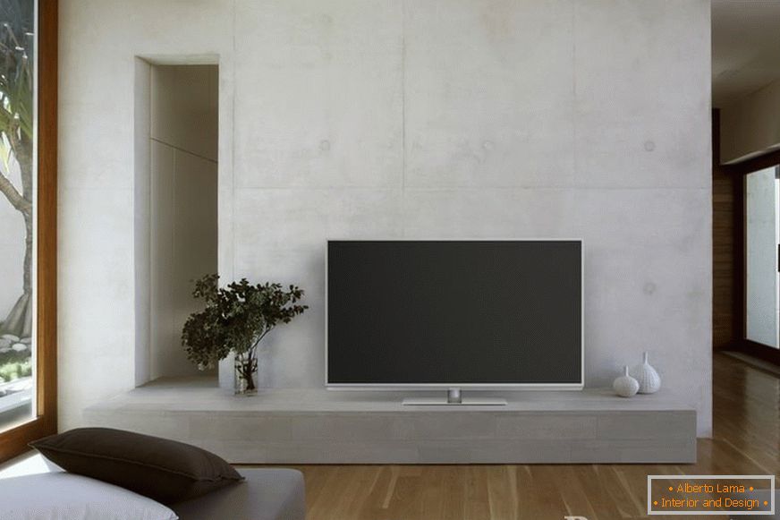 TV on the wall