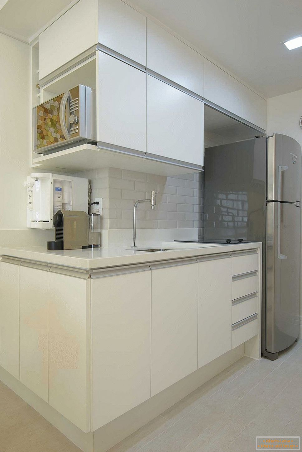 Kitchen of a small apartment in Copacabana