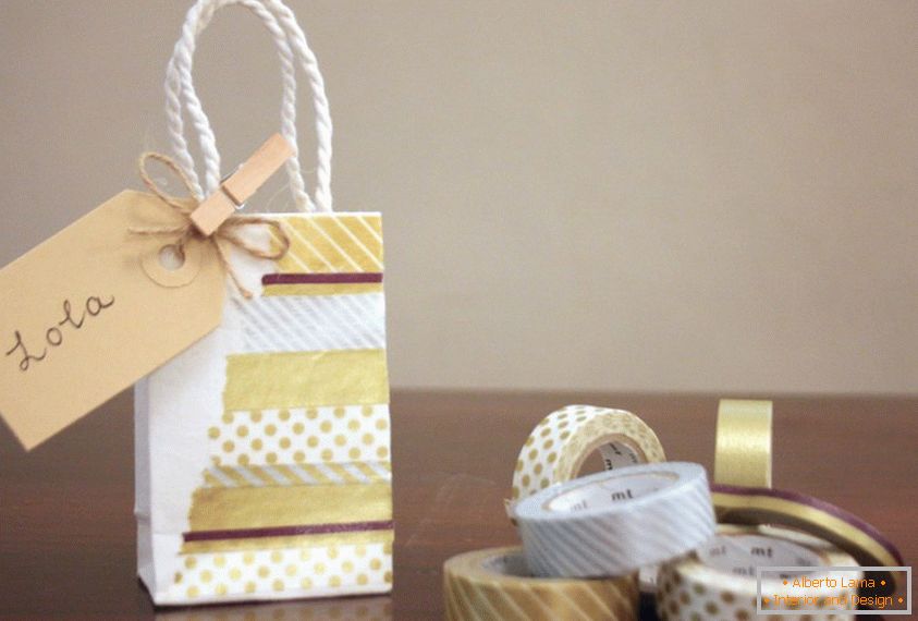 You can also make a simple gift package