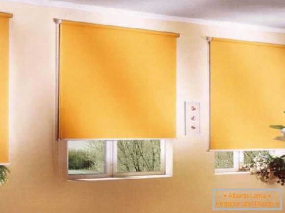 roller blinds on plastic windows photo, photo 43