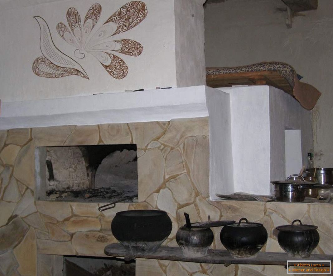 Artificial stone in furnish of the furnace