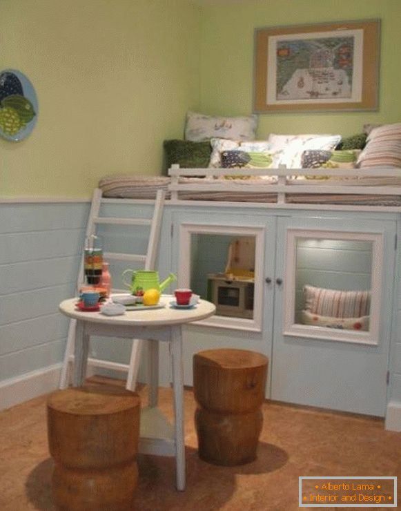 Idea for a cottage in a nursery