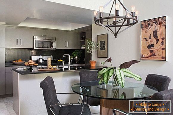 Dining area in the kitchen