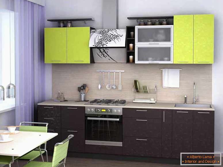 Modern kitchen set с раздвижным столом