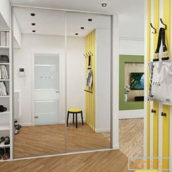 built-in wardrobes in the corridor photo, photo 22