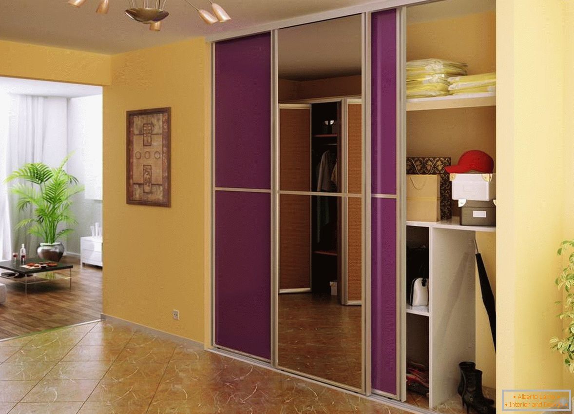 Purple cabinet