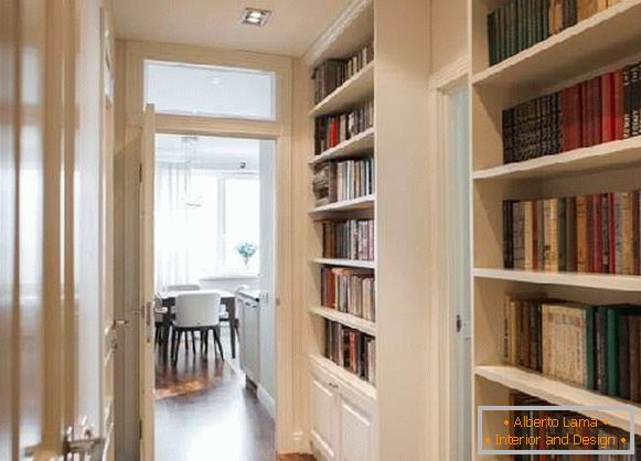 bookcase in the corridor, photo 43