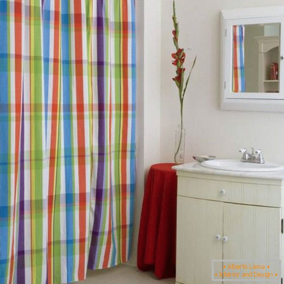 curtain for bathroom fabric, photo 1