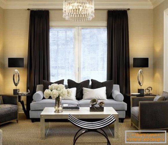 black-curtain-in-design-living room-2016