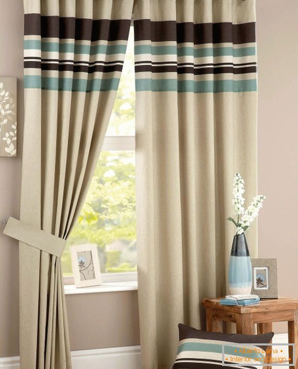 Beautiful curtains on the eyelets - a selection of 30 photos