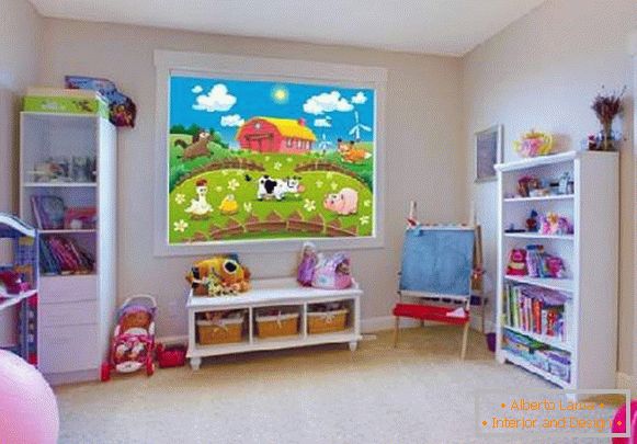 roller blinds in a children's room photo, photo 21