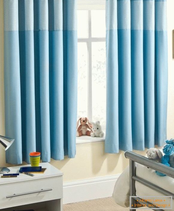 short curtains for a child's room boy, photo 21