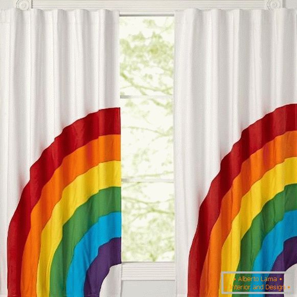 curtains in a children's room for a boy short, photo 26
