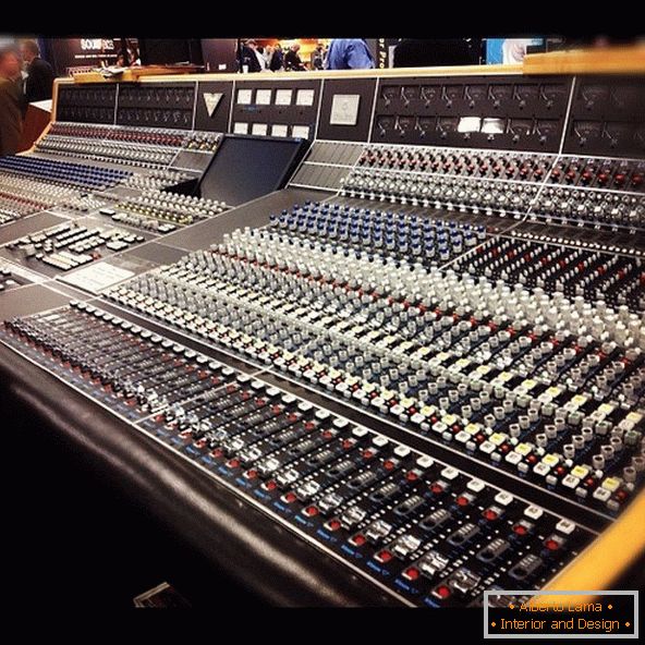 Complex equipment of sound studios