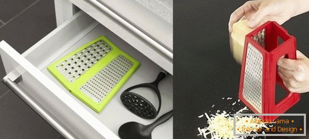 Foldable grater