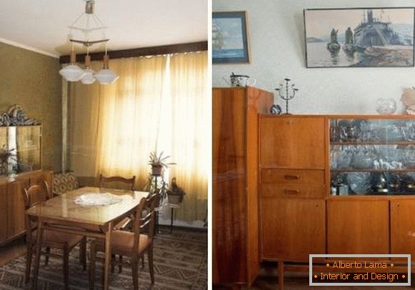 Soviet furniture for the living room of the 50-70's