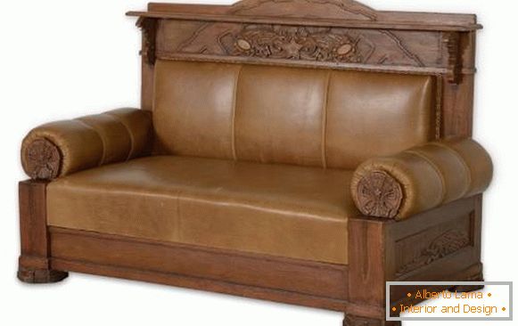 Soviet furniture under Stalin: a sofa 30-ies