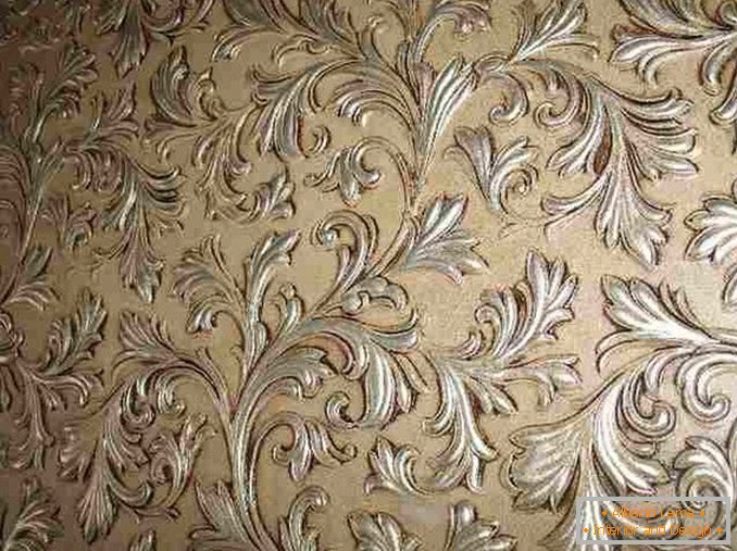 Decorative plaster for interior decoration of walls вариант 2