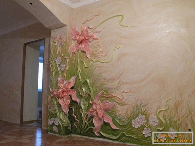 Decorating walls with decorative plaster photo 1